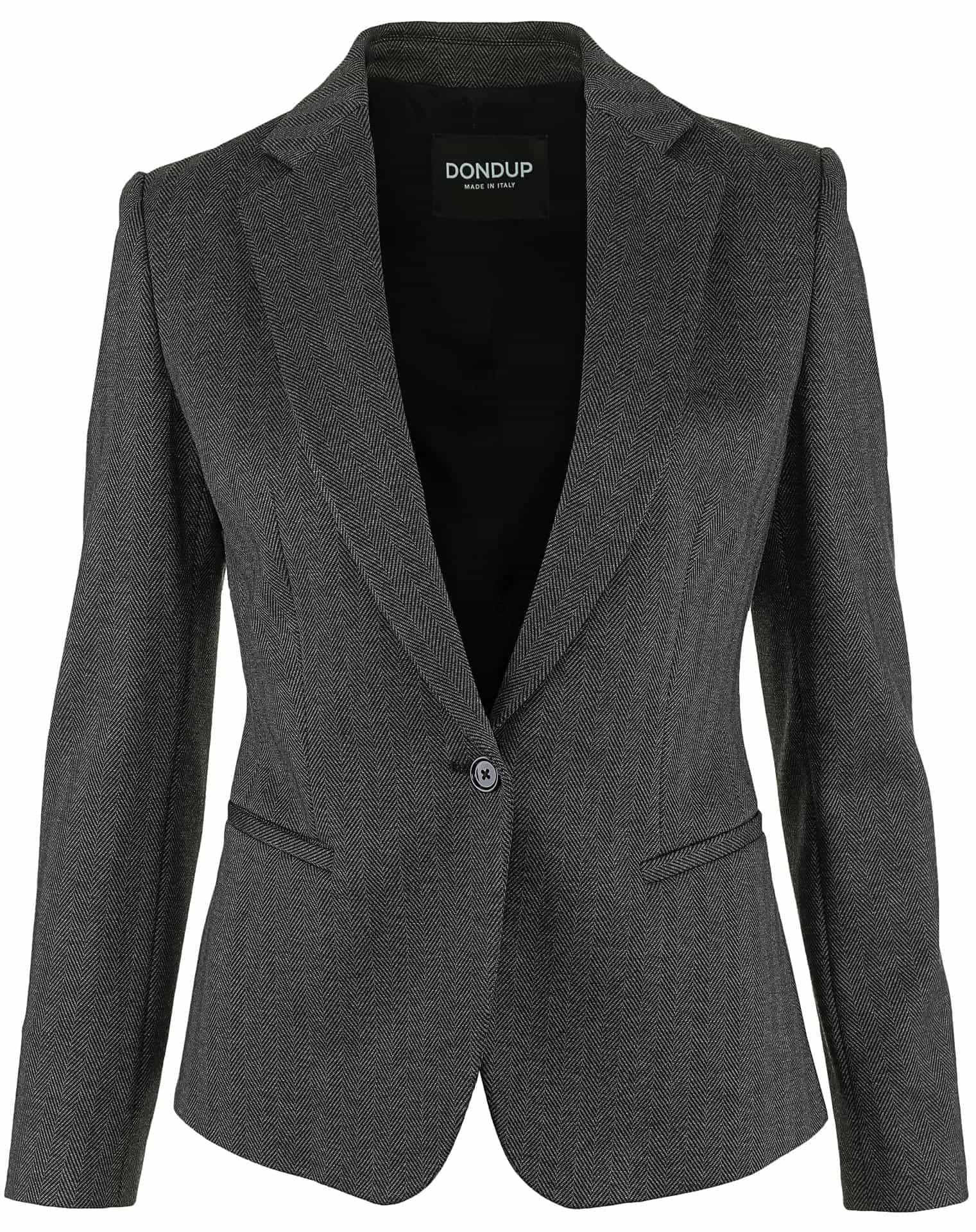 Dondup Kurz-Blazer schwarz Business-Look 2024