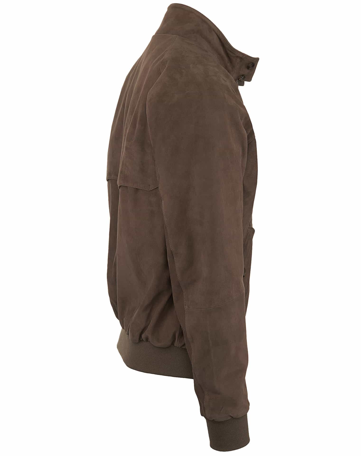 BARACUTA Blouson G9 Suede Dark Olive | STAKKS