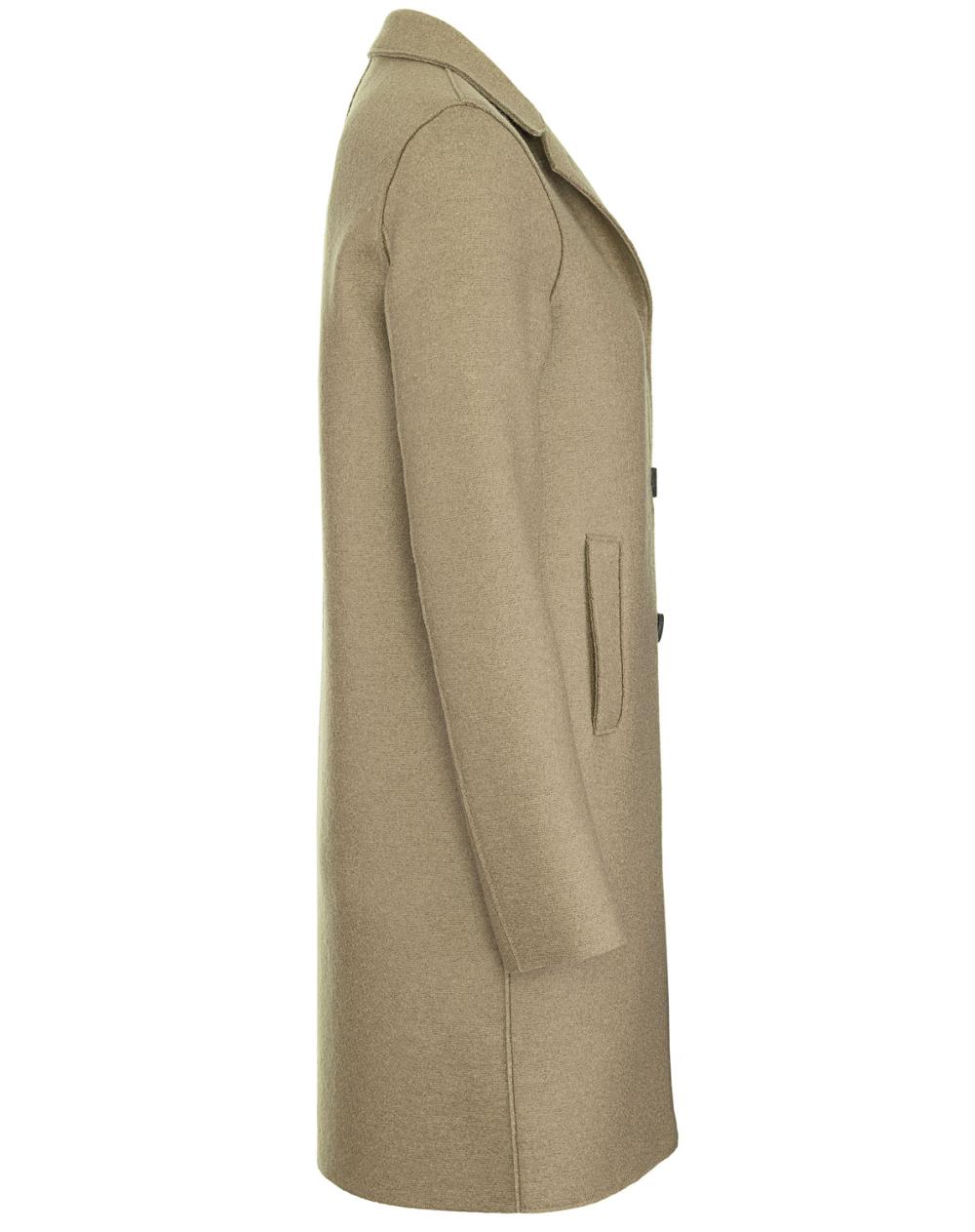 HARRIS WHARF LONDON Boxy Coat Pressed Wool Camel STAKKS