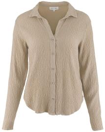 Bluse Clean Button Front 