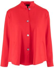 Sweatjacke Stehkragen 