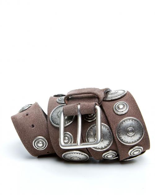 RICCARDO FORCONI Gürtel Scamosciato Almond Braun STAKKS