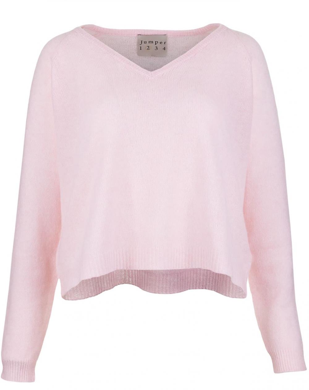 pullover rosa wei�